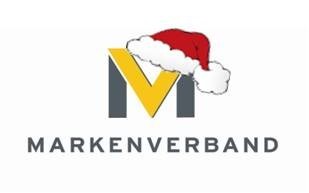 MV-Logo mit Weihnachtsmütze