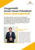 Vorgestellt: Unser neuer Präsident Franz-Olaf Kallerhoff