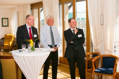 Dr. Jörg Schillinger, Prof. Dr. Christoph Fasel, Dr. Alexander Dröge (Jury)