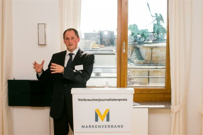 Begrüßung durch Dr. Alexander Dröge (Markenverband)