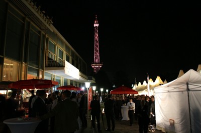 der Abend am Funkturm