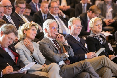 (v.l.) Dr. R. Zinkann, Marijke Mars, F.P. Falke, Sebastian Turner, Renate Künast