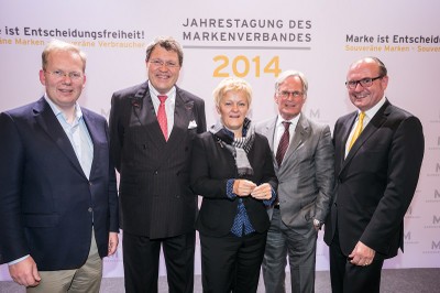 (v.l.) Sebastian Turner, Dr. R. Zinkann, Renate Künast, F.P. Falke, Christian Köhler