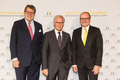 Dr. Reinhard C. Zinkann, Franz-Peter Falke und Christian Köhler - MarkenTreff