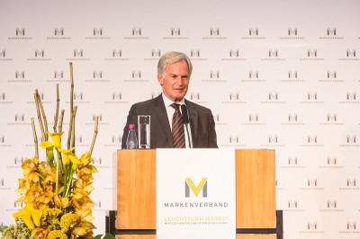 Begrüßung Forum Marke durch Franz-Peter Falke, Präsident des Markenverbandes