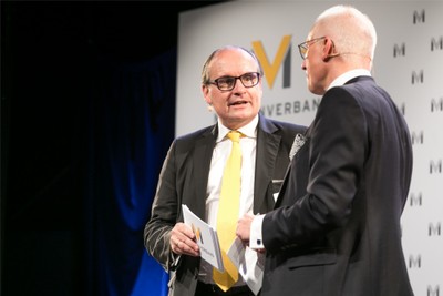 Christian Köhler, Hauptgeschäftsführer des Markenverbandes und Volker Wieprecht (Foto: T.R.)