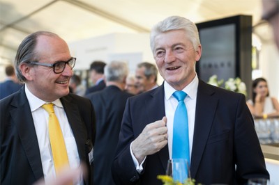 Christian Köhler und Dr.-Ing. Heinrich Hiesinger (Foto: T.R.)
