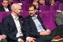 Referenten im Gespräch: Dr. Lauri Reuter und Jens Monsees